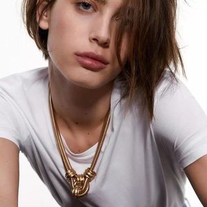 Zara gold necklace
